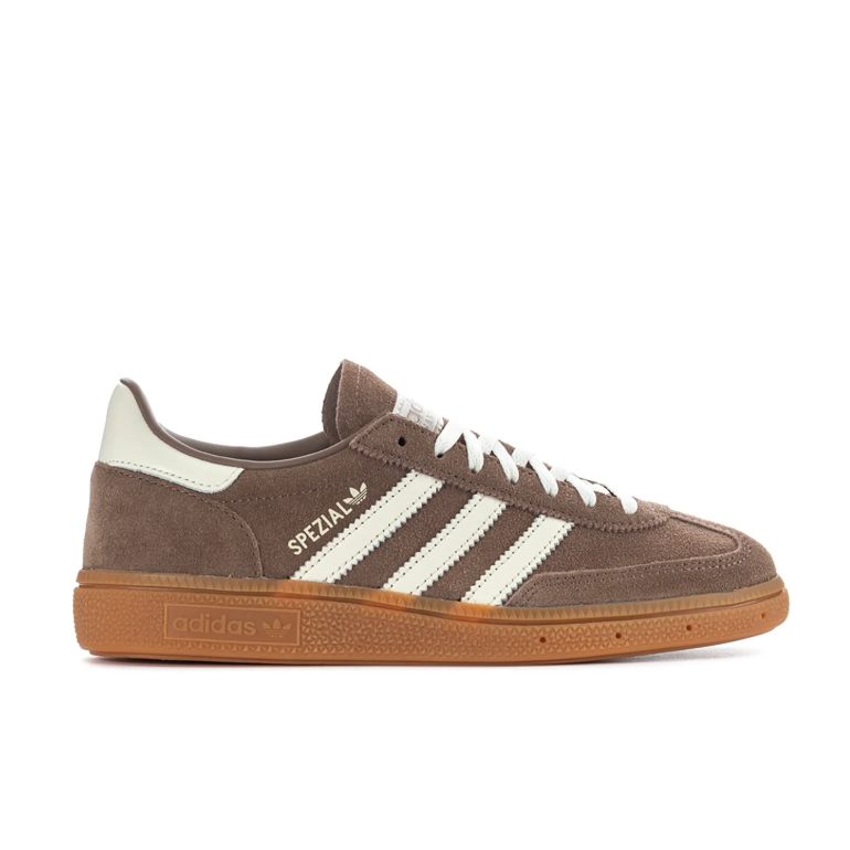 adidas Handball Spezial Taupe and Cream Sneakers with Gum-Colored Sole