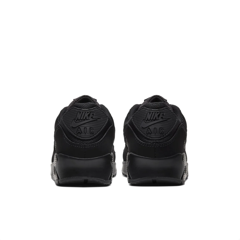 Nike All-Black Low-Top Sneakers with Visible Heel Air Window