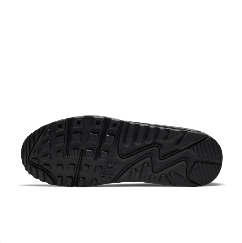 Nike All-Black Low-Top Sneakers with Visible Heel Air Window