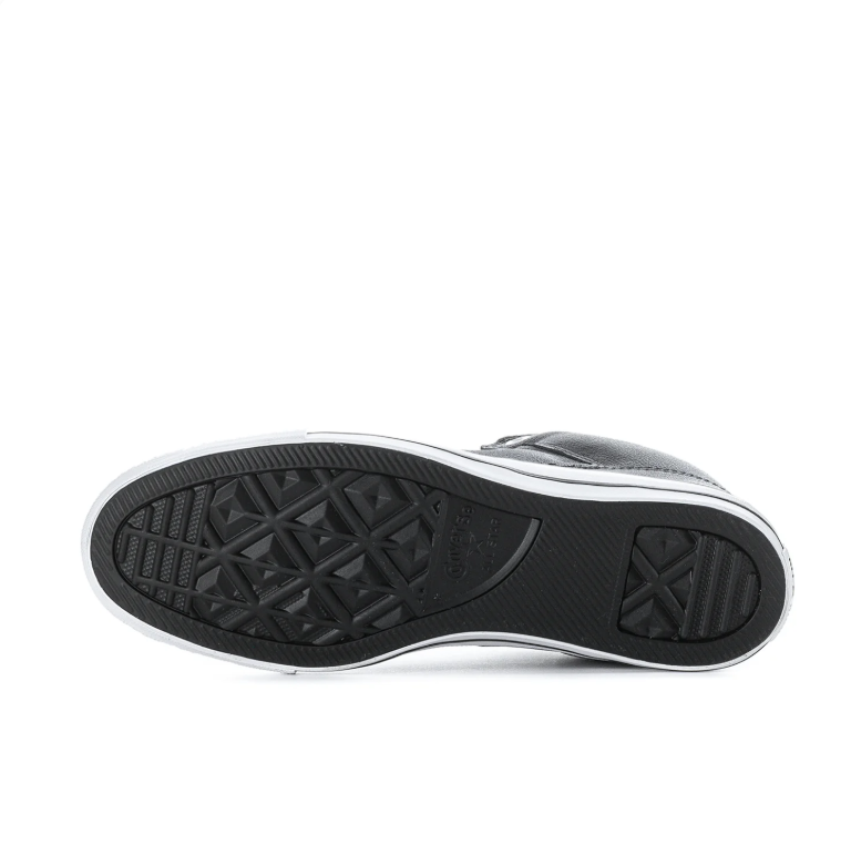 Converse All Star Black High-Top Sneakers with White Toe Cap and Sole