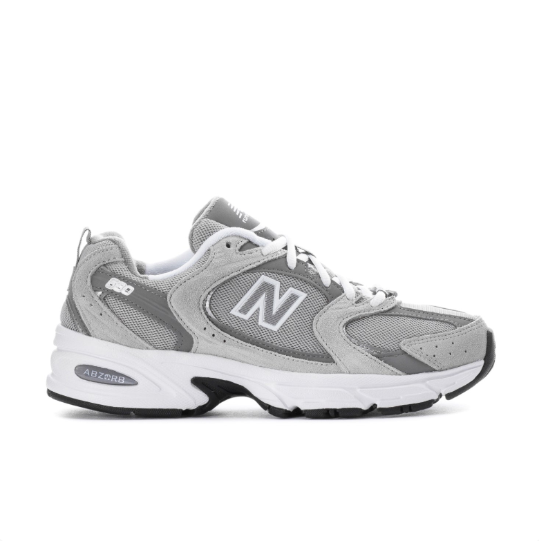 New Balance 530 Gray and White Low-Top Sneakers