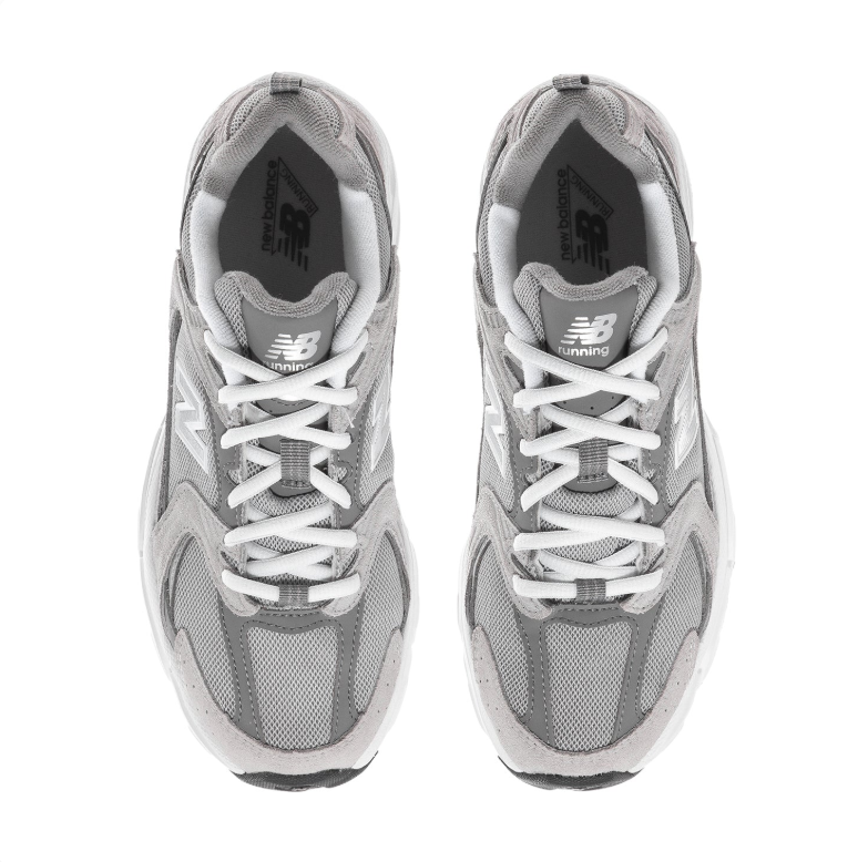 New Balance 530 Gray and White Low-Top Sneakers