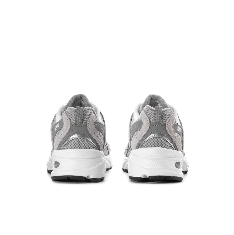 New Balance 530 Gray and White Low-Top Sneakers