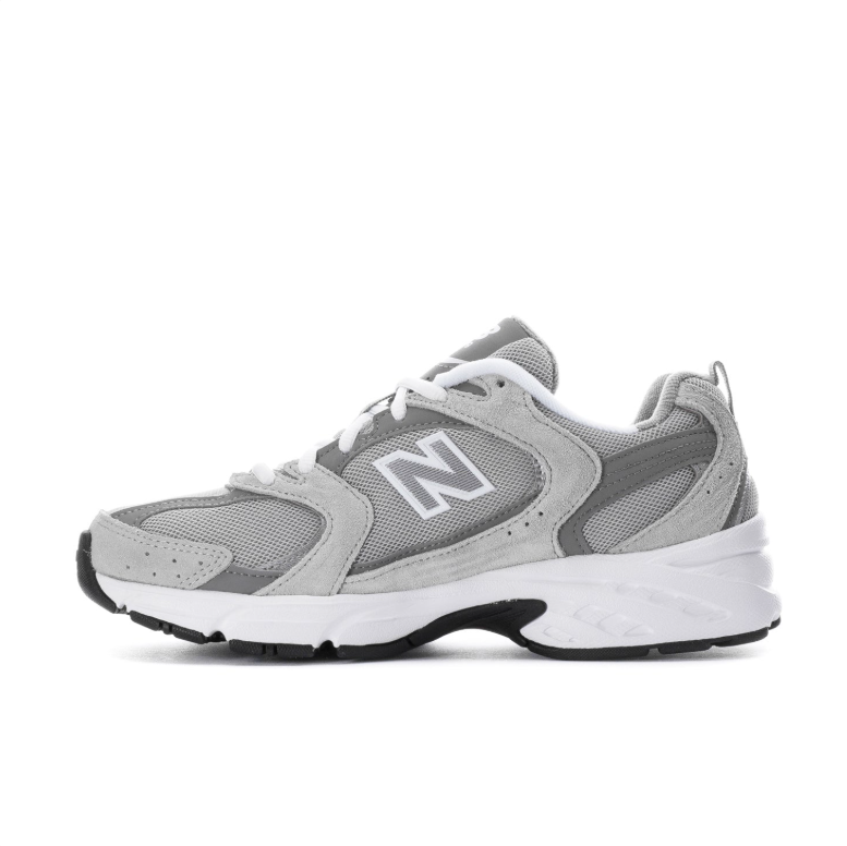 New Balance 530 Gray and White Low-Top Sneakers