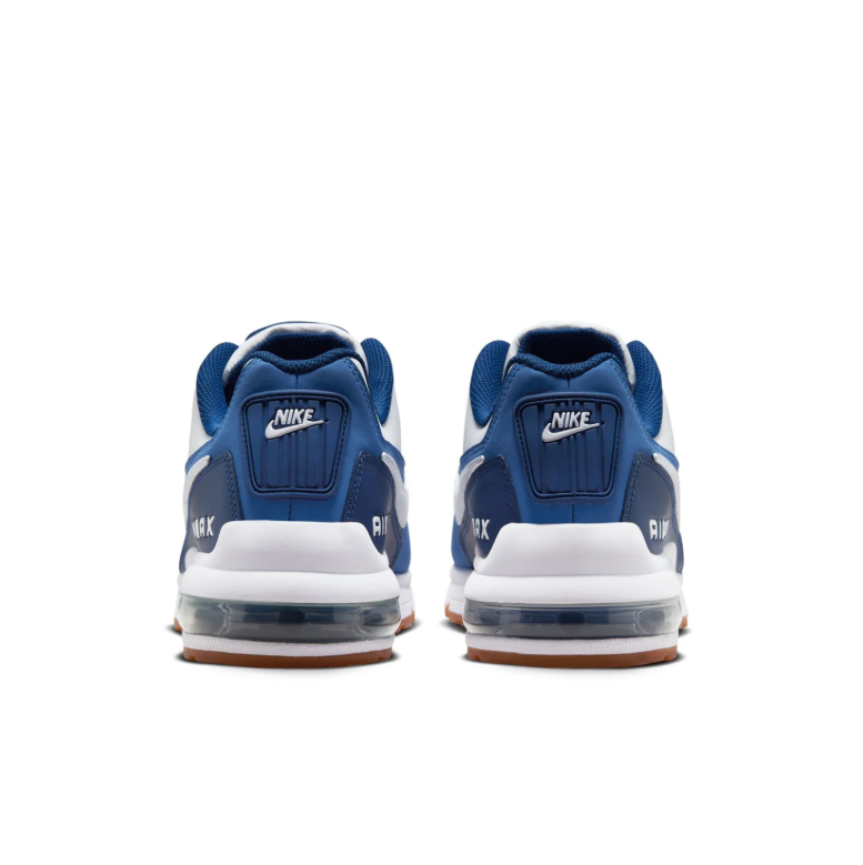 Nike Air Max Sneakers – White and Blue with Gum Sole