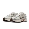 Nike Cream and Metallic Silver Sneakers with Brown Accents