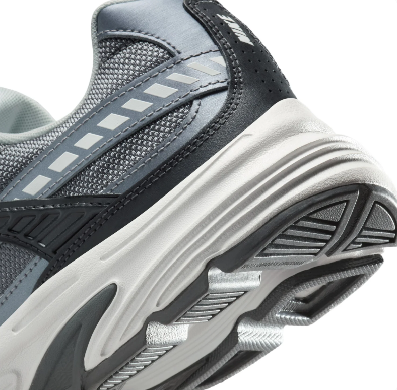 Nike Initiator Charcoal and Black Low-Top Sneakers with White Sole