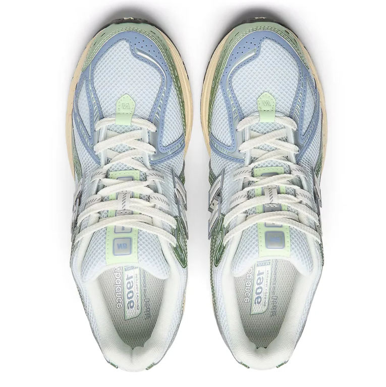 New Balance 1906R Silver, Mint and Light Blue Low-Top Sneakers