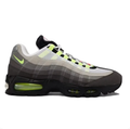Nike Air Max Grey Low-Top Sneakers with Mismatched Multicolor Accents