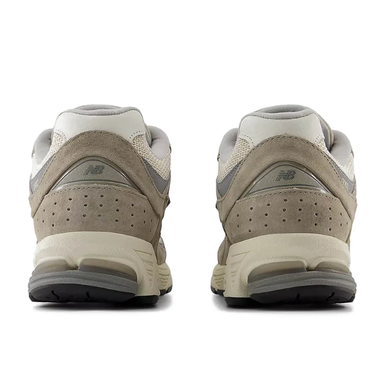 New Balance 2002 Beige and Grey Low-Top Sneakers with Cream Sole