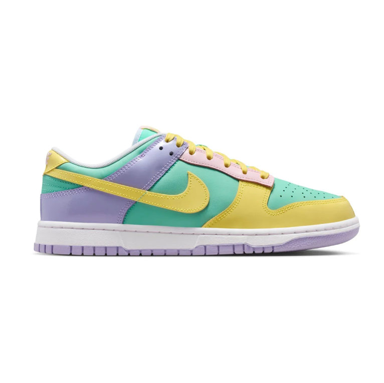 Nike Pastel Mint, Yellow and Lavender Low-Top Sneakers