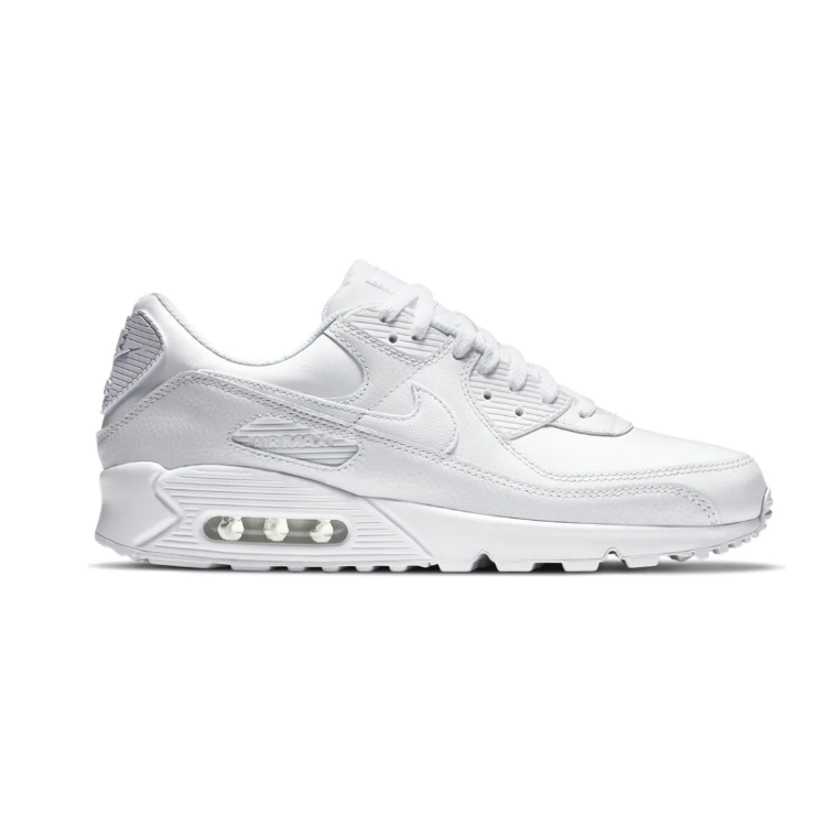 Nike Air Max 90 All-White Low-Top Sneakers