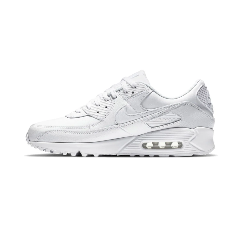 Nike Air Max 90 All-White Low-Top Sneakers